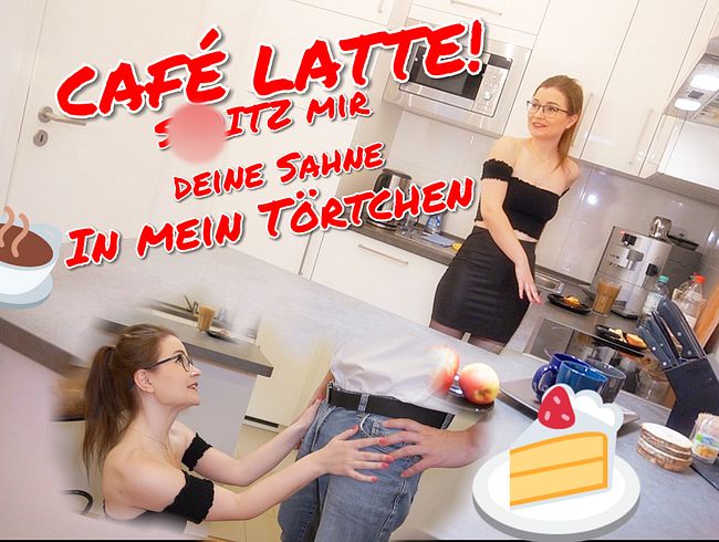 TinyEmily Porno Video: Café Latte! spri** mir deine Sahne in mein Törtchen!!  cream**e Nylons High Heels