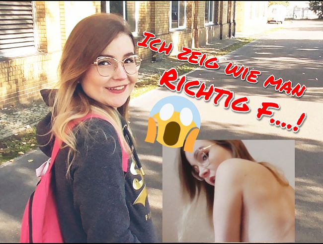 TinyEmily Porno Video: Ich zeig dir wie man Richtig fi**t !!! Teeny POV cream**e