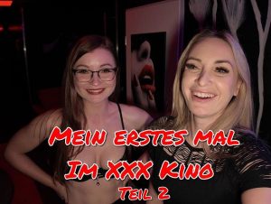 TinyEmily Porno Video: Mein ERSTES MAL im p*rnokino Schlammschieben Heftiger Dreier AO Teil 2