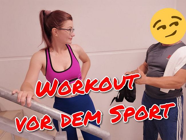 TinyEmily Porno Video: PUBLIC Workout!! Doppelter sper*ashake für meine fo**e und mein Maul