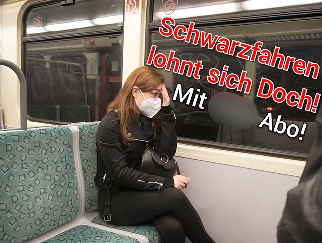 TinyEmily Porno Video: Schwarz fahren lohnt sich doch! Mit dem fi**Abo!!!