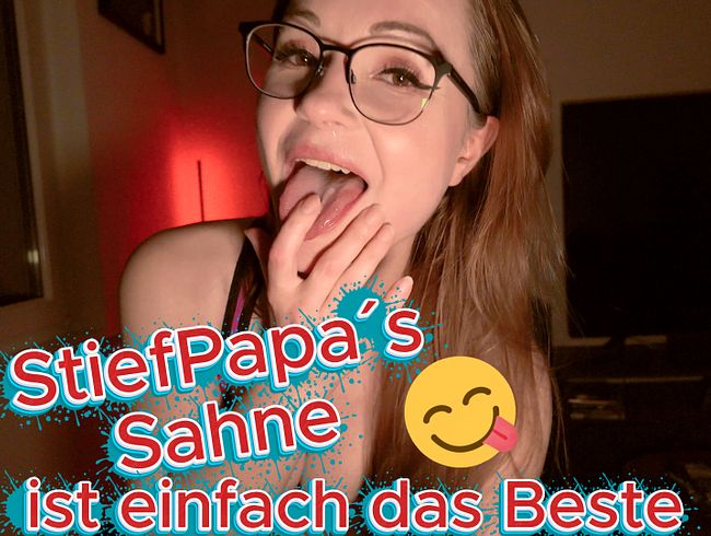TinyEmily Porno Video: Stief Papas sper*a ist einfach das Beste!!